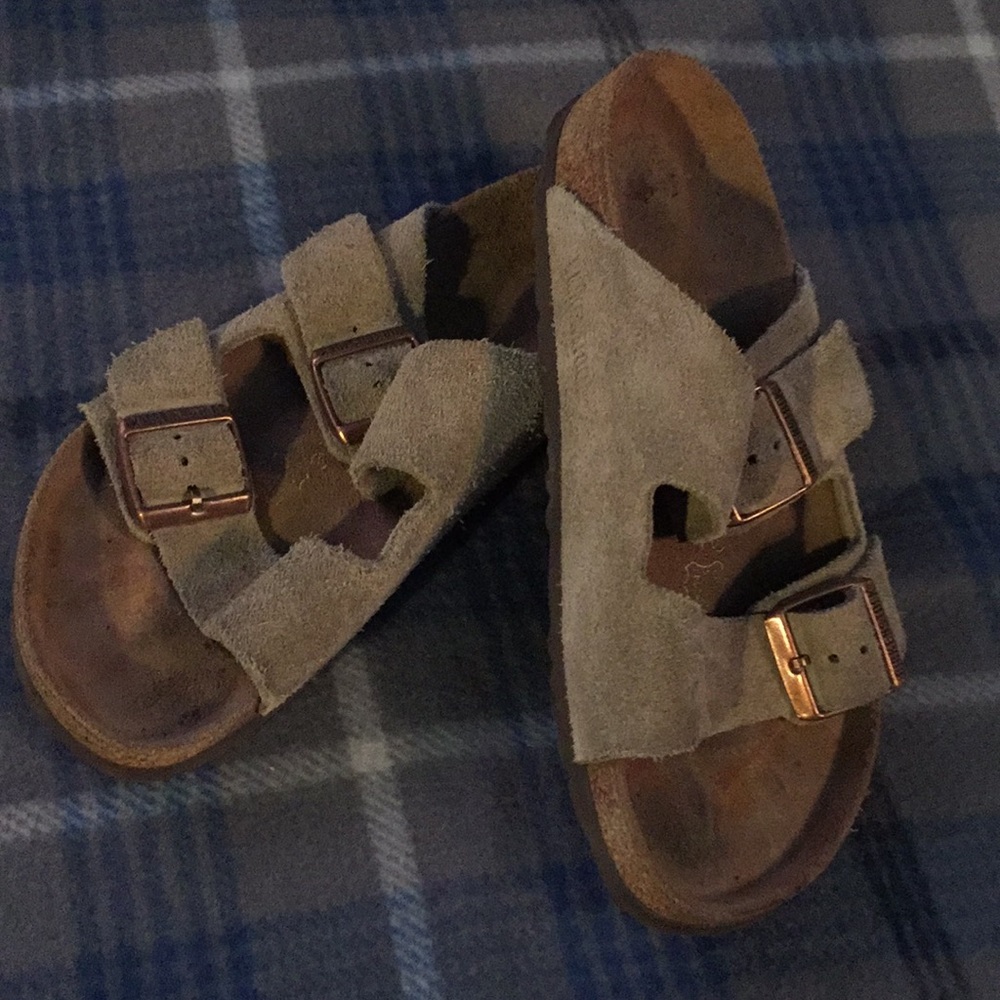 Arizona Taupe Soft Footbed Birkenstocks